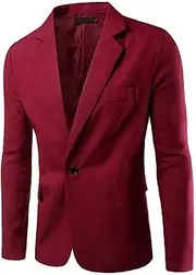 [Generic] Charm Men's Casual One Button Fit Suit Coat Jacket Sequin Party Top Mens Slim Shirts Fashion