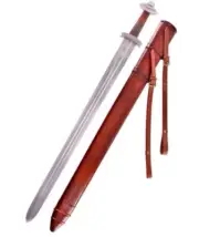 Beautiful Anglo-Saxon sword, battle-ready (blunt 3 mm)