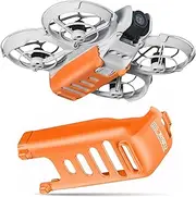 Landing Gear for DJI Neo Accessories, Chassis for DJI Neo Accessories, Drone Battery Protection 2-in-1 for DJI Neo Drone, Landing Gear Battery Protector for DJI Neo Drone Protectione (Orange)
