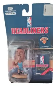 NBA Headliners "Larry Johnson" Mini Figure Box 29 plus sealed Card -UNOPENED!