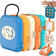 Busy Cube Toy - Creative Stacking Busy Cube - Hamburger Stacking Sensory Toys Interactive Parent-Child Game for Children Boys Girls