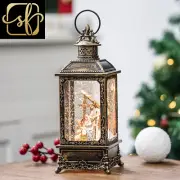 Christmas Snow Globes, Manger Snowflake Ball Nativity Scene, Silent Night Music