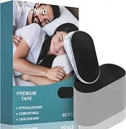 ESSOY Mouth Tape for Sleeping,Effective Anti Snoring Solution,Improve Quality of Sleep,60 Pieces Breathable Mouth Tapes,Stop Snoring Aid Mouth Closing Tips for Anti Snoring (Black)