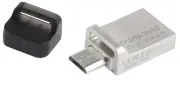 32GB Transcend Jetflash 880S OTG USB3.0 Flash Drive - Silver Edition