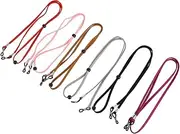 [Uonlytech] 6pcs Adjustable Skid Sports Glasses Lanyard Eyewear Retainer for Secure Fit Suitable for Outdoor Activities Includes Grey