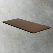 Oikiture 160cm Desk Top Electric Desk Board Computer Table Walnut