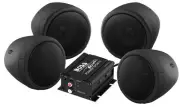 Boss Audio Systems Bluetooth Max Power 3" Speakers 1000w Amplifier MCBK470B