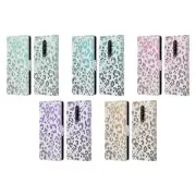 OFFICIAL MONIKA STRIGEL ANIMAL PRINT GLITTER LEATHER BOOK CASE FOR BLACKBERRY