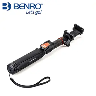 benro百諾sc1通用手機微單眼相機相機碳纖維拍照三腳支架一體自拍杆