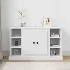 Sideboard White 100X35.5X60 Cm Engineered Wood