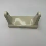 Vintage NOS Porcelain Toilet Tissue Paper Holder Egg Shell MCM Restoration Style
