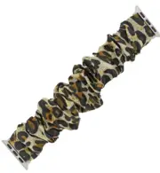 blackweb Scrunchie Band Leopard Animal Print for Apple Watch 38/40/41mm