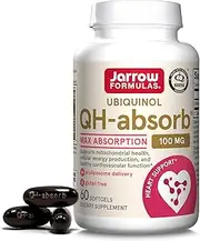 Jarrow Formulas QH-Absorb, High Absorption / Enhanced Stability, 100 mg, 60 Softgels