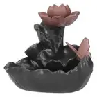 US Incense Burner Ornament Backflow Incense Holder Art Crafts Home Office SPA Yo
