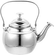 Whistling Kettle， Whistling with Tea Strainer Metal Small Tea Pot Stovetop Water Boiling Kettle Water Coffee Kettle for Kitchen