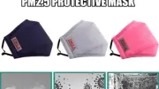 Anti Dust Reusable Washable Cloth Cotton Face Mask-Breather PM2.5 no filter