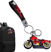 Keychain Motorcycle Pendant for Men,3D Charm Bag Pendants Motorcycle Keychain - Novelty Couple Bag Accessories Cool Keychain Pendant for Purse