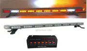 50” Amber LED Strobe Lightbar Tow Truck Plow Roll Back w/ Brake Tail Turn Signal