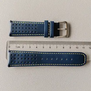 23mm錶帶真皮錶帶適用於西鐵城CITIZEN藍天使錶帶 AT8020-03L AT9031-52L 錶帶 22mm