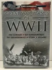 GREAT WAR PLANES OF WWII 4 DVD SET ; STUKA, SPITFIRE, F4U CORSAIR, B29, P47, NEW