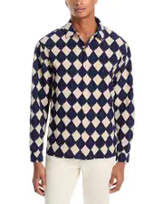 Pleasures Diamond Button Down Shirt