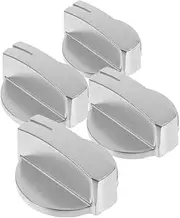[GAROZATION] 4pcs Gas Burner Knobs for Cooktops Control Knobs for Home Kitchen Restaurant and Hotel Use Stylish Design Versatile Application