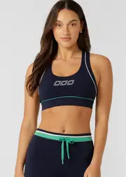 [Lorna Jane] Relay High Support Sports Bra in Blue, Size - Medium M French Navy