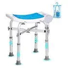 VEVOR Shower Chair Bath Stool Seat Height Adjustable for Bathtub Shower 500lbs