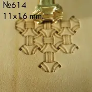 Premium Leather Crafting Stamp Brass Precision Engraved Tool Custom Design #614