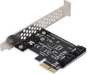 PCI Card, PCI Express to SATA 3.0 2-Port SATA III 6 Gbps Expansion Adapter Cards PCI-E Cards