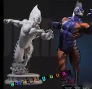 1/18 1/24 Tiger Shark 3D Print Figure GK Model Kit Unpainted Unassembled Man GK