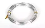 12 Gauge Silver Aluminum Craft Wire 2mm Wrapping Jewelry Round Wrap 16ft (5m)