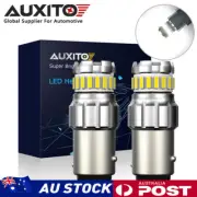 2X BAY15D 1157 WHITE LED TAIL BRAKE STOP LIGHT BULBS GLOBE BRIGHT ERROR FREE AUS (for: BMW)