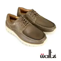 在飛比找momo購物網優惠-【Waltz】大地系列 輕便舒適 真皮綁帶休閒鞋(52203