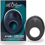 Hot Octopuss | Atom Cock Ring | Male Sex Toy | Powerful & Rechargeable | Solo & Couple's Fun | Silicone | Multi Speeds | 100% Waterproof | Fast USB Recharge | Black