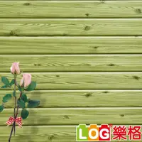 在飛比找momo購物網優惠-【LOG 樂格】3D立體 木紋防撞美飾牆貼 -秋香綠 X5入