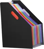 GRIRIW Organizer Expandable File Folder Holder Plastic A4 Large Capacity Easy to Use Store