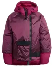 Adidas Womens Cold.RDY Hooded Down Fill Jacket Uk Large Power Berry Bnwt Purple
