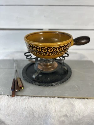 Vintage Swedish Fondue Set Mcm