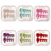 Eyes Press on Toe Nails Artificial Acrylic Fake Toenails Full Coverage