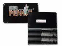在飛比找樂天市場購物網優惠-OTTO #9000鐵盒素描鉛筆