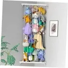 Stuffed Animal Storage Wood Soft Toy Shelf with Adjustable Length White Rope