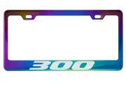 Neo Chrome License Plate Frame For 300