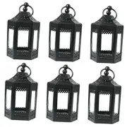 Mini Small 4.5 Inch Metal Moroccan Lanterns Decorative Candle Tealight