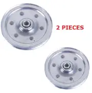 4″ Heavy Duty Sheave Pulley 200LBS Load 6 Solid Rivets 3/8″ Bore 1/4" Cable DIA