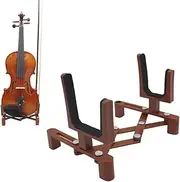 MTSDM Violin Stand, Floor-Standing Stretchable Stylish Violin Display Rack with Bow Holder, Portable Foldable Musical Instrument Stand for Musicians and Violin Enthusiasts