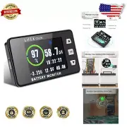 User-Friendly Battery Monitor with High/Low Voltage Alerts for Safe Operation