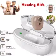 Rechargeable Hearing Aids In Ear Invisible Digital Enhancer Speech Amplifier