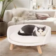 Luxury Round Pet Sofa Bed 60cm Soft Cushion Anti-skid