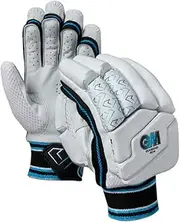 Gunn & Moore GM Cricket Batting Gloves | Diamond 404 | Ben Stokes Endorsed | Calf Leather Palm | Junior Youth & Adult Sizes Right or Left Handed | 1 Pair